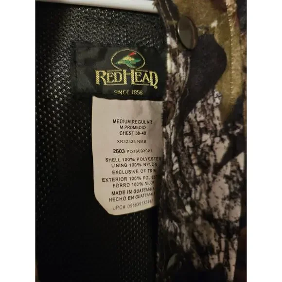 RedHead Jacket Men's Medium Camo Brown Hunting Outdoor Waterproof Windproof Gear - Picture 2 of 3